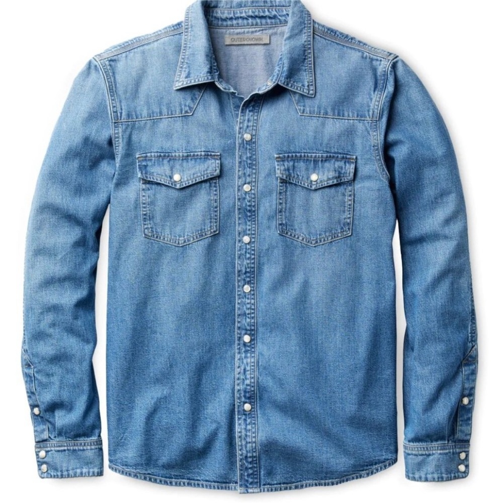Outerknown Denim Button-Up Shirt